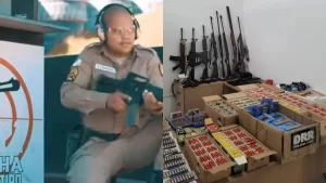 Arsenal de armas e munições, troca de áudio entre acusados e Sargento da PM envolvido; entenda o esquema de comércio ilegal de armas de fogo no Tocantins