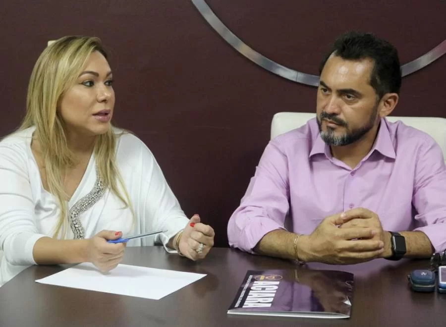 Luana Ribeiro e dirigentes da Aciara discutem a extinÃÂ§ÃÂ£o da complementaÃÂ§ÃÂ£o do ICMS