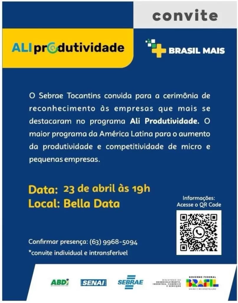 Cerimônia de reconhecimento celebra empreendedores do programa ALI Produtividade