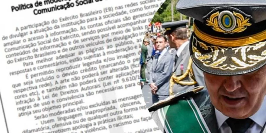 Exército muda normas para redes sociais e vai remover comentários de ódio e político-partidários