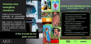 A arte engajada na ajuda solidária para o Rio Grande do Sul