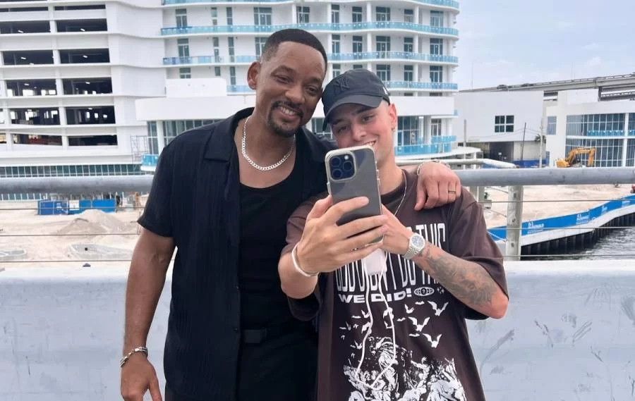 "Coringa" brasileiro é convidado para assistir gravações de novo filme de Will Smith