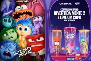 Cinemark divulga coleção de novos baldes de pipoca para DivertidaMente 2