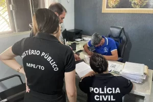 Busca e apreensão em cartório de Novo Jardim investiga falsificação de documento