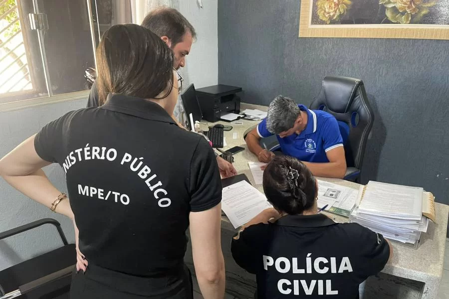 Busca e apreensão em cartório de Novo Jardim investiga falsificação de documento