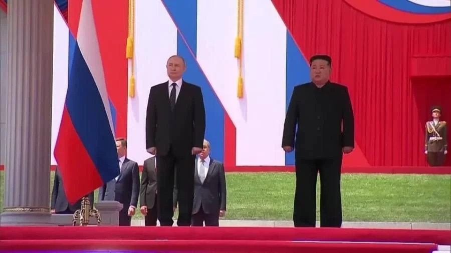 Putin e  Kim Jong-un afirmam acordo de defesa mutua