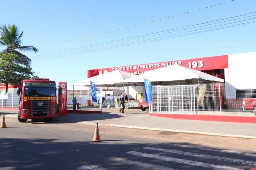 Novo quartel dos bombeiros é inaugurado em Guaraí com presença do governador Wanderlei Barbosa