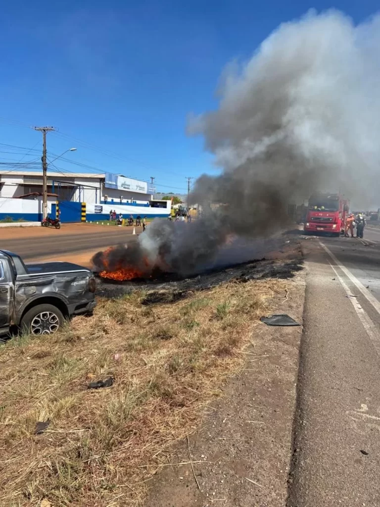 Acidente de TrÃ¢nsito na BR-010 deixa uma Vítima Fatal Carbonizada; Homem que foi encontrado foi levado ao HGP