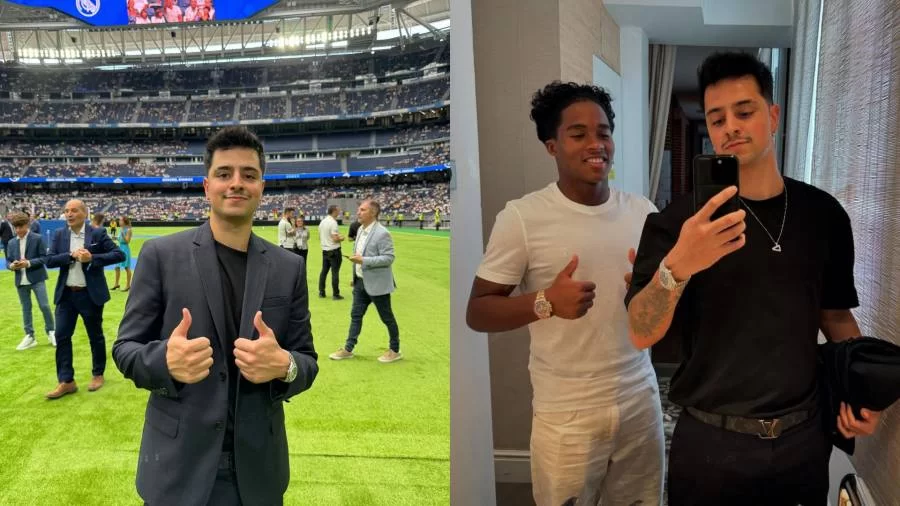 Loud Coringa comparece ao evento de apresentação de Endrick no Real Madrid