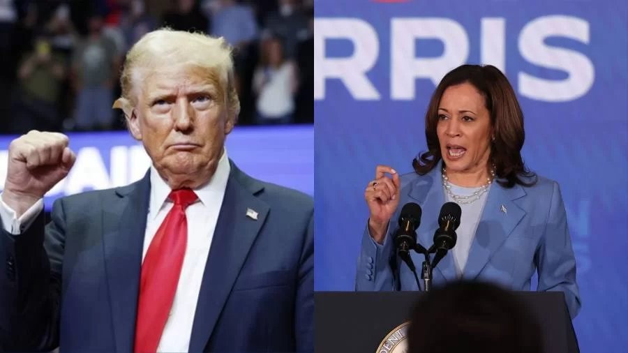 Donald Trump aparece Ã  frente de Kamala Harris em nova pesquisa eleitoral