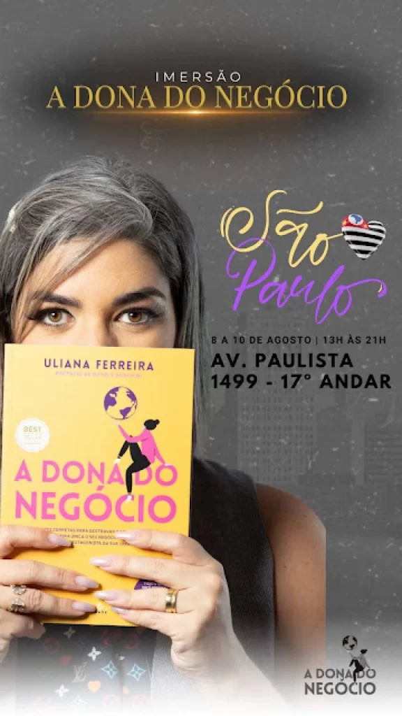 Uliana Ferreira Anuncia Imersão Exclusiva em TrÃªs Grandes Capitais