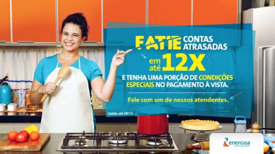 Energisa lanÃÂ§a campanha de negociaÃÂ§ÃÂ£o de dÃÂ©bitos com parcelamentos em atÃÂ© 12x