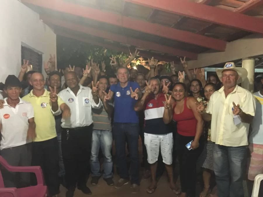 Representando Vicentinho, Ex-prefeito JoÃÂ£o EmÃÂ­dio, visita Palmeirante e conquista apoios