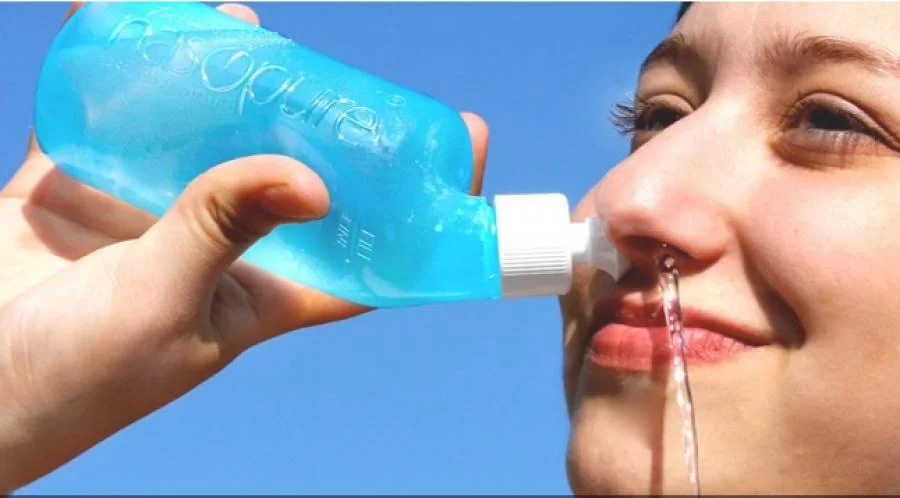 Soro fisiolÃÂ³gico no nariz ajuda a prevenir doenÃÂ§as respiratÃÂ³rias