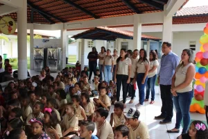 Escola de Pedro Afonso JosÃÂ© Combas Alameda completa um ano com grande festa
