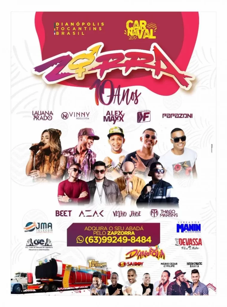 Bloco Zorra comemora 10 anos de folia no melhor Carnaval, na Capital do Mundo