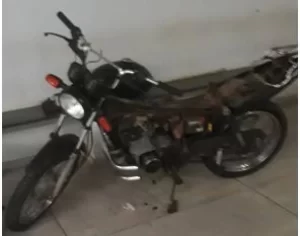 Motocicleta furtada em Miracema do Tocantins ÃÂ© recuperada pela polÃÂ­cia