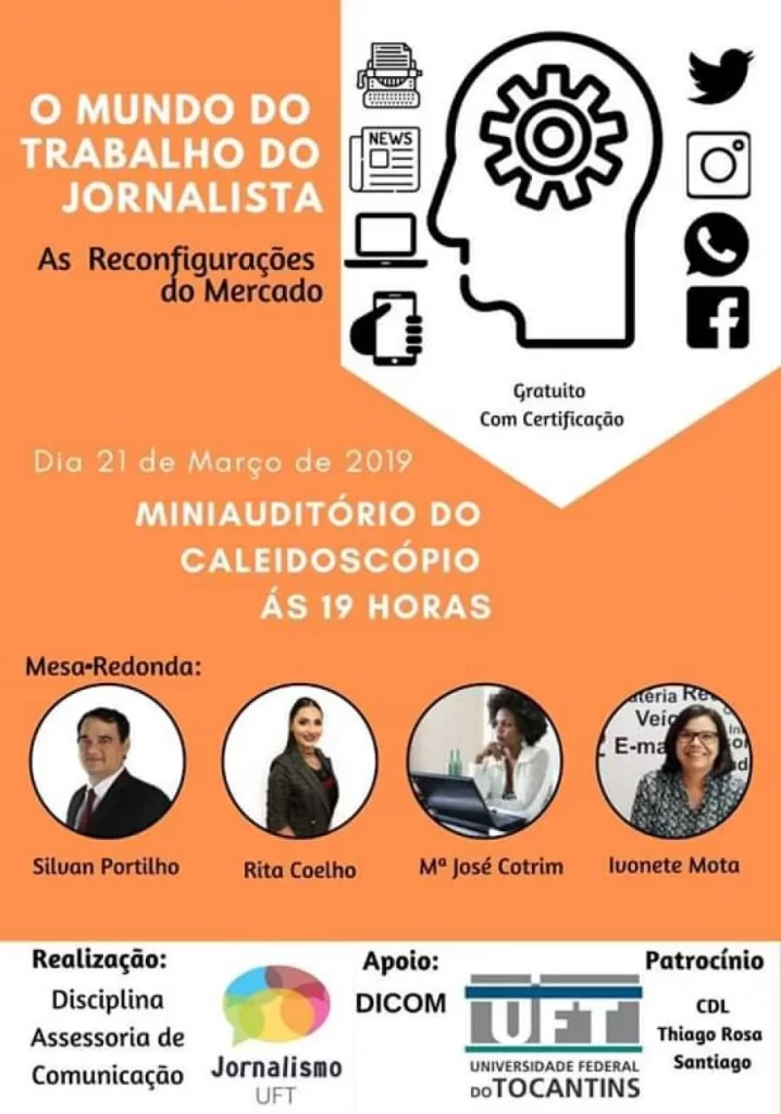 Mesa Redonda: O mundo do trabalho do jornalista – As reconfiguraÃÂ§ÃÂµes do mercado