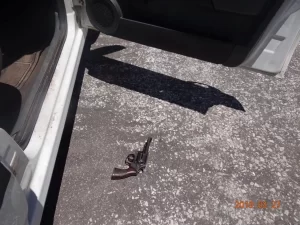 PolÃÂ­cia Civil prende dois homens por porte ilegal de arma de fogo em frente ao FÃÂ³rum de Gurupi