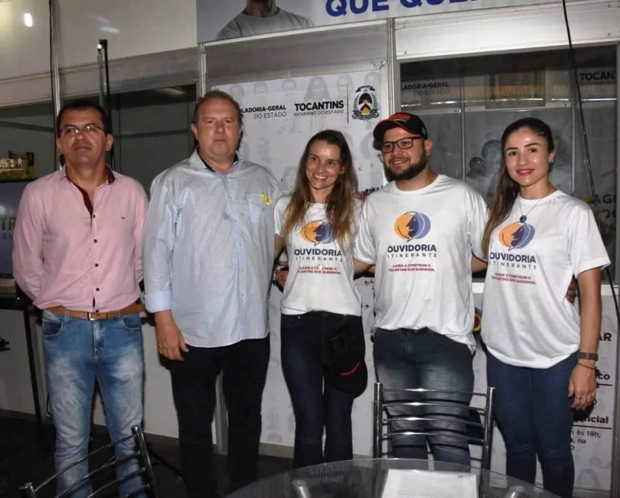 Estande da Controladoria na Agrotins recebe manifestaÃÂ§ÃÂµes dos visitantes