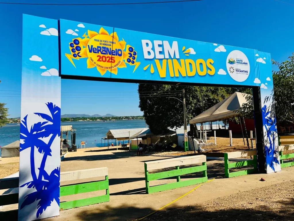 Luau, shows no sábado e domingo agitam Praia de Porto Franco do Araguaia