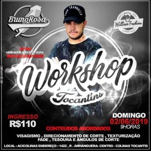 Colinas recebe neste domingo, "Workshop Tocantins" para cabeleireiros e barbeiros