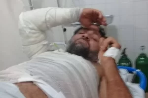 Pintor sofre descarga elÃÂ©trica enquanto trabalhava em marquise de loja em Colinas