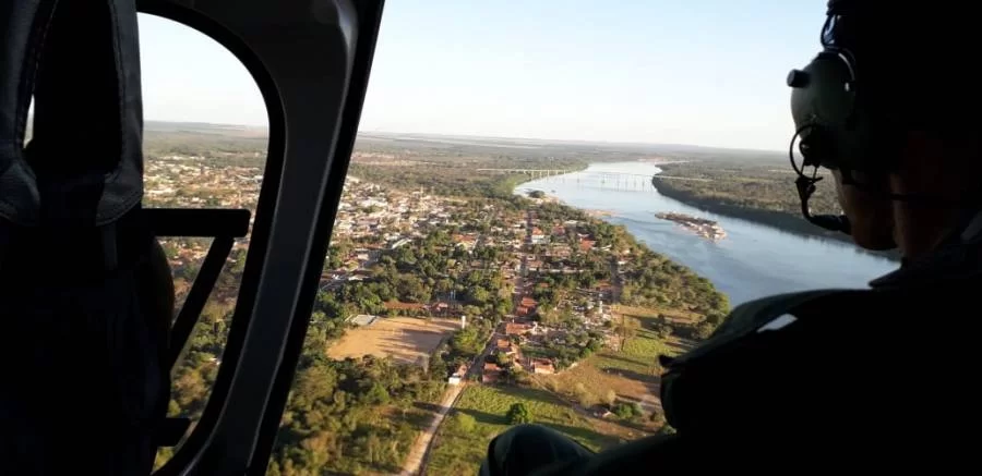 Aeronave do CIOPAER – TO auxilia forÃÂ§as de seguranÃÂ§a durante operaÃÂ§ÃÂ£o em Colinas e demais cidades do Centro-Norte