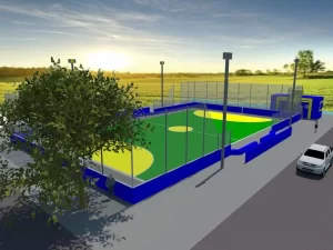 Em GuaraÃÂ­, setores PÃÂ´r do Sol e Jardim das Palmeiras ganharÃÂ£o quadras esportivas