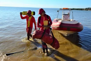 Pescador cai no Araguaia e Corpo de Bombeiros Militar ÃÂ© acionado para buscas