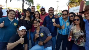 Wanderlei Barbosa prestigia Cavalgada em ParaÃÂ­so e ÃÂ© recebido com festa pelos participantes