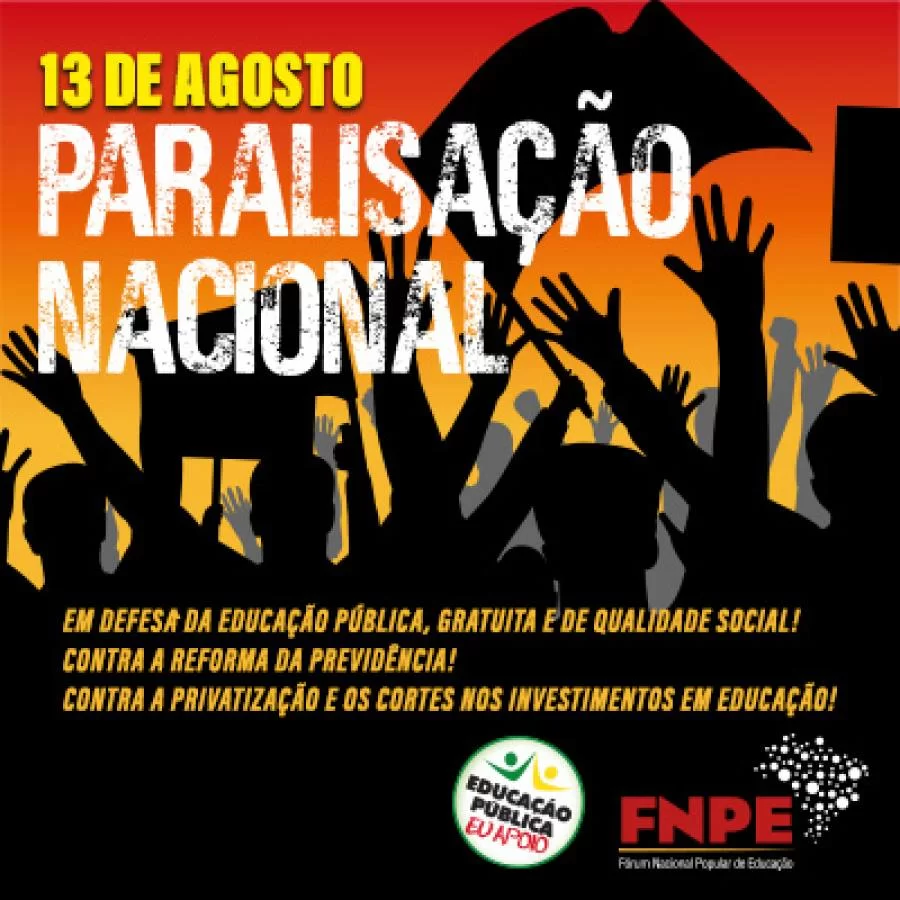 Sintet convoca categoria para ato pÃÂºblico contra a destruiÃÂ§ÃÂ£o da educaÃÂ§ÃÂ£o pÃÂºblica e o fim da aposentadoria