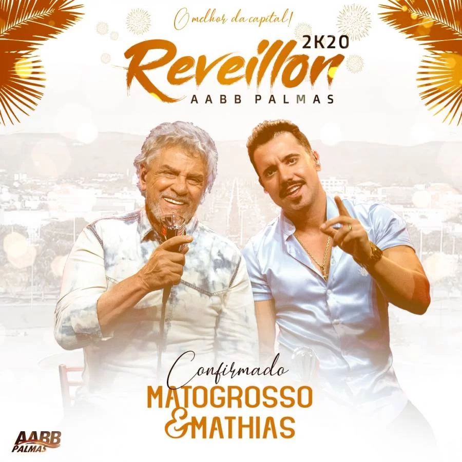 Dupla nacional Matogrosso e Mathias ÃÂ© atraÃÂ§ÃÂ£o do RÃÂ©veillon 2k20