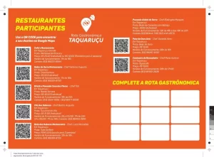 Festival GastronÃÂ´mico de TaquaruÃÂ§u de 2019 terÃÂ¡ lembranÃÂ§a exclusiva para as pessoas que completarem a Rota GastronÃÂ´mica