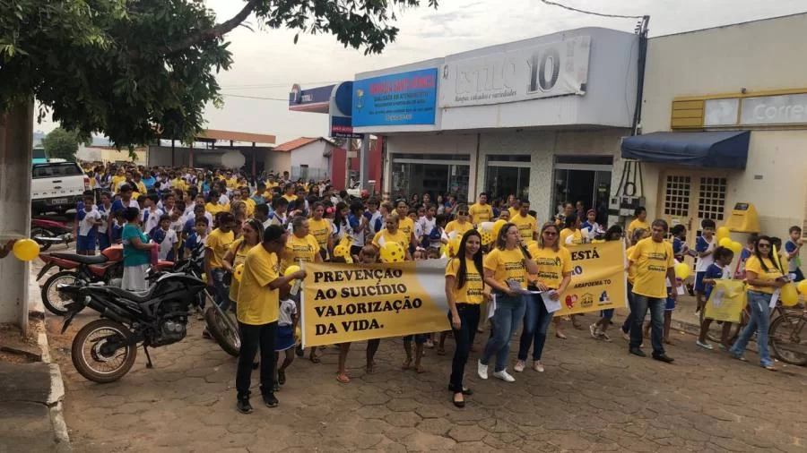 Dia de ConscientizaÃÂ§ÃÂ£o sobre prevenÃÂ§ÃÂ£o ao suicÃÂ­dio e valorizaÃÂ§ÃÂ£o da vida ÃÂ© realizado em Arapoema
