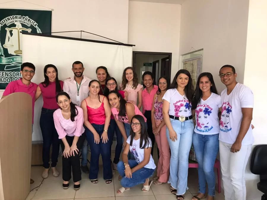 Defensoria PÃÂºblica de Colinas do Tocantins realiza palestra voltada ao cÃÂ¢ncer de mama
