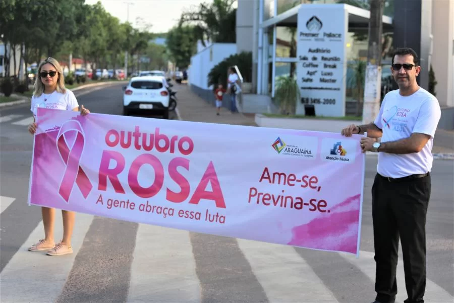 Corrida na Via Lago encerra Outubro Rosa em AraguaÃÂ­na
