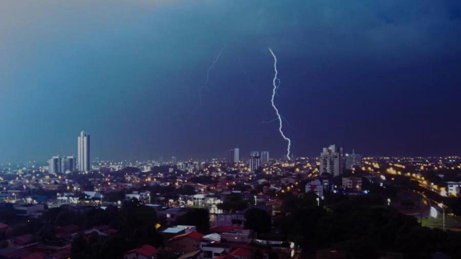 Chuvas com raios e ventos fortes sÃÂ£o esperadas para os prÃÂ³ximos dias no Tocantins