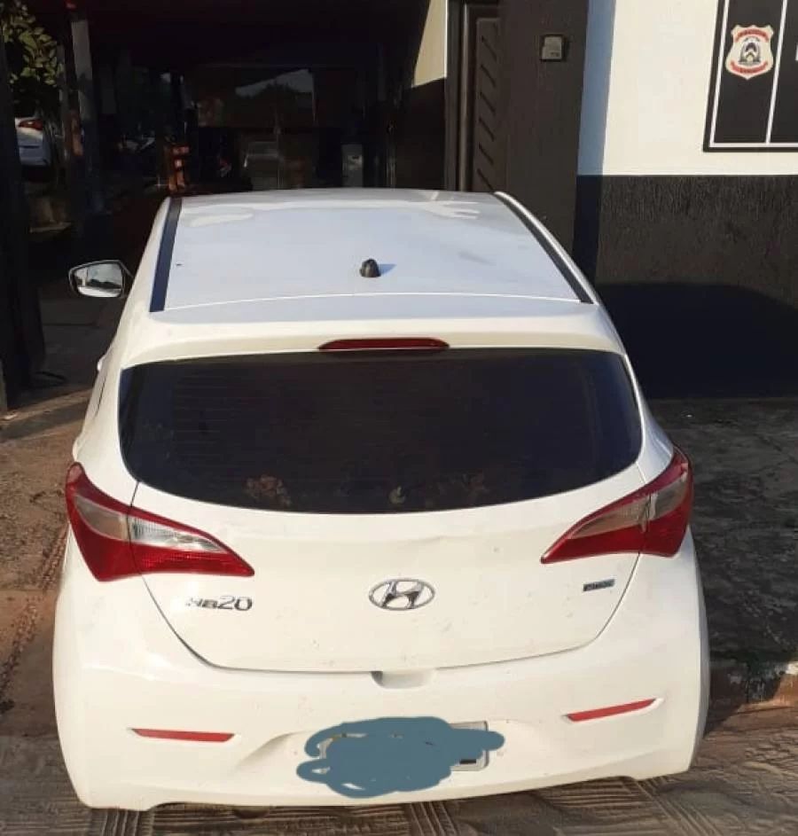 PolÃÂ­cia Civil apreende em Colinas veÃÂ­culo de GoiÃÂ¡s com restriÃÂ§ÃÂ£o de roubo
