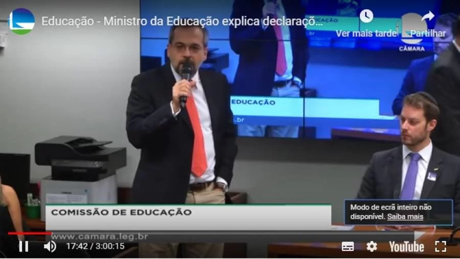 Ministro da EducaÃÂ§ÃÂ£o reitera que hÃÂ¡ plantaÃÂ§ÃÂµes de maconha nas universidades