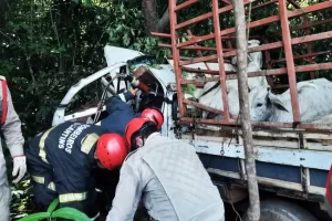 Bombeiros militares atendem diversos acidentes nas vÃÂ©speras do Natal