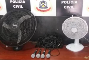 Objetos furtados no inÃÂ­cio do mÃªs, de parÃÂ³quia em Ponte Alta do Bom Jesus, sÃÂ£o recuperados