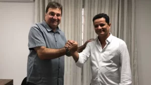 CÃÂ©sar Halum visita Jorge Frederico e decidem andar juntos nas eleiÃÂ§ÃÂµes