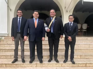 Presidente do MDB Estadual, Nilton Franco participa de posse do ministro do Desenvolvimento Regional