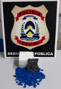 PolÃÂ­cia Civil apreende meio quilo de cocaÃÂ­na e comprimidos de ecstasy em ParaÃÂ­so do Tocantins