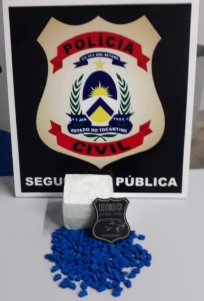 PolÃÂ­cia Civil apreende meio quilo de cocaÃÂ­na e comprimidos de ecstasy em ParaÃÂ­so do Tocantins