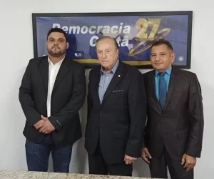 Democracia CristÃÂ£ empossa novo presidente do DiretÃÂ³rio Metropolitano em Palmas