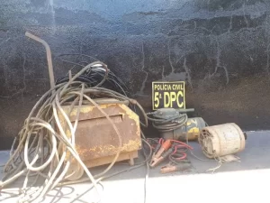 PolÃÂ­cia Civil prende homem por receptaÃÂ§ÃÂ£o de ferramentas de construÃÂ§ÃÂ£o furtados