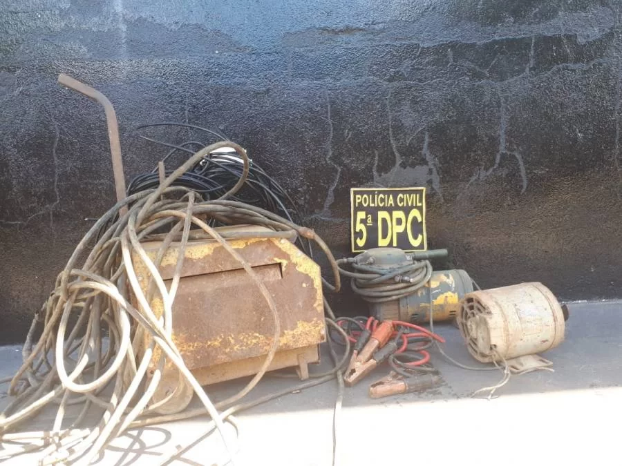 PolÃÂ­cia Civil prende homem por receptaÃÂ§ÃÂ£o de ferramentas de construÃÂ§ÃÂ£o furtados