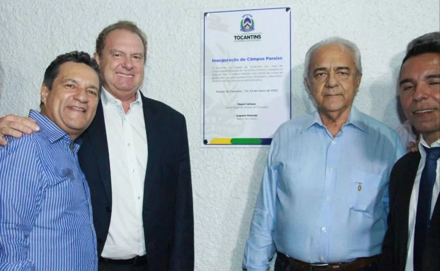 Governador Carlesse e deputado Damaso inauguram Unitins em ParaÃÂ­so